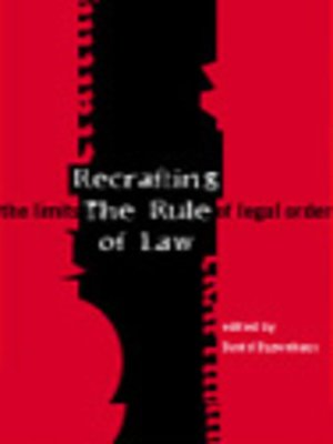 cover image of Recrafting the Rule of Law
